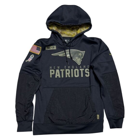 New England Patriots US ARMY Navy NFL Football Military Camo Hoodie Mens Small - Picture 1 of 6